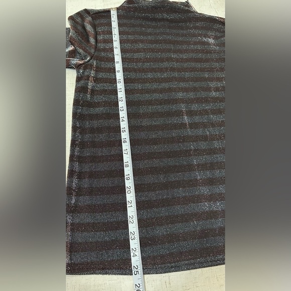 Nine West Mint Green Striped Blouse - Picture 8 of 12